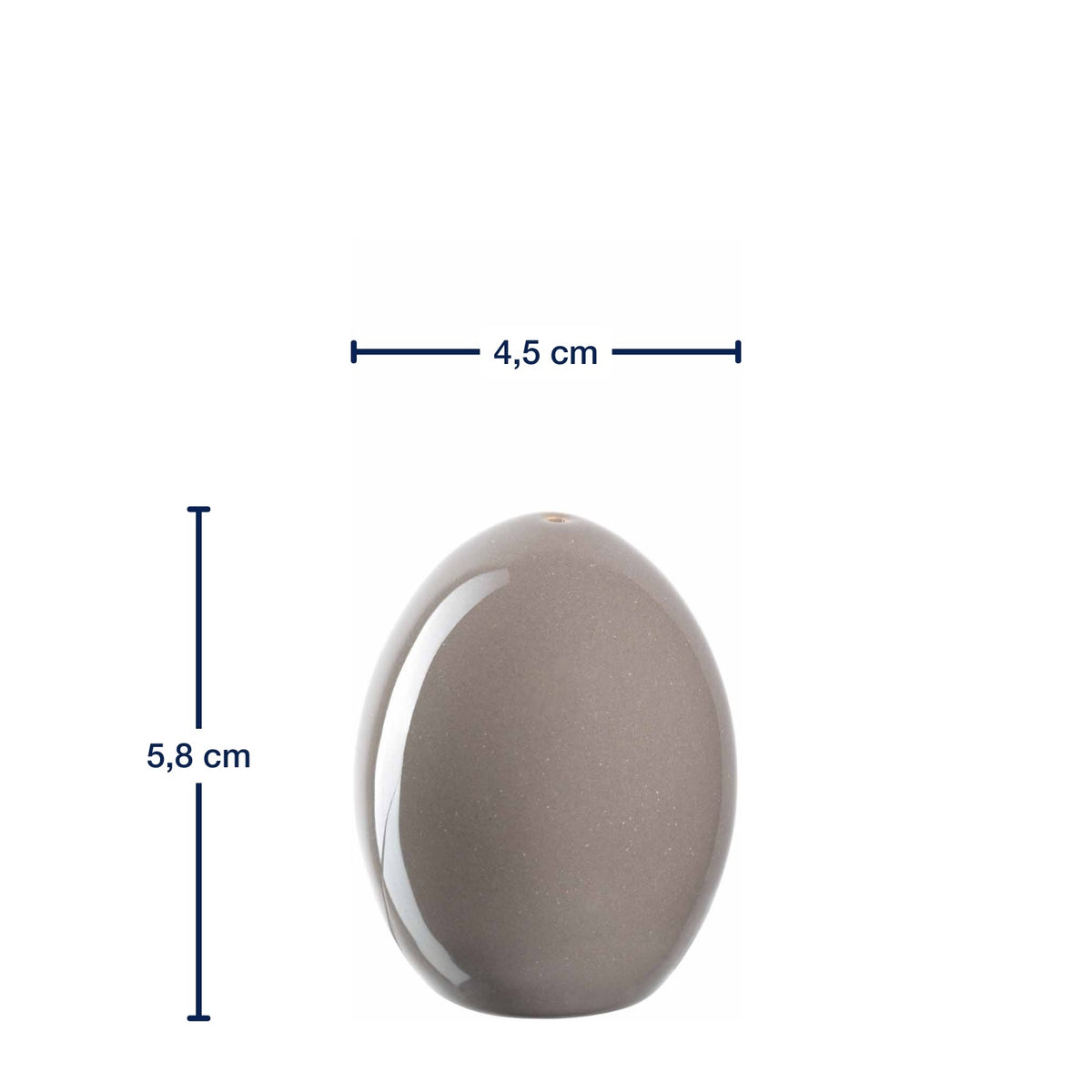 Messangaben zu Salz & Pfeffer Streuer ROMA creme/taupe