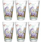 Trinkglas BAMBINI AVVENTURA 300ml Dino  6er-Set