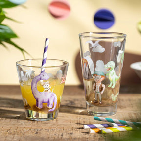 Trinkglas BAMBINI AVVENTURA 300ml Dino  6er-Set