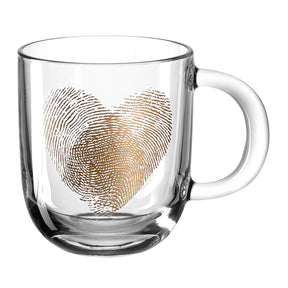 Tasse 400ml Fingerabdruck Herz EMOZIONE