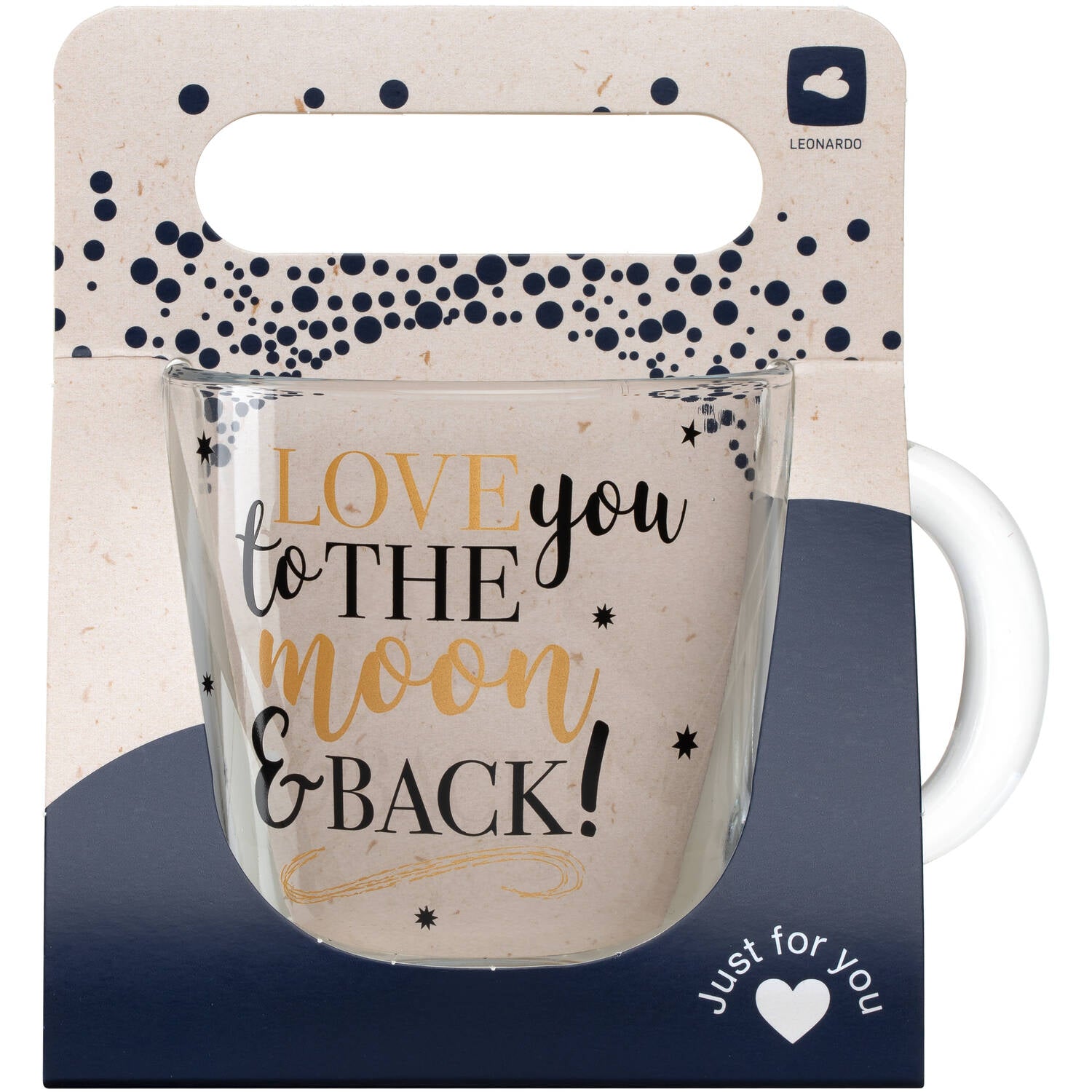 Tasse EMOZIONE 400 ml 'Love you to the moon and back'