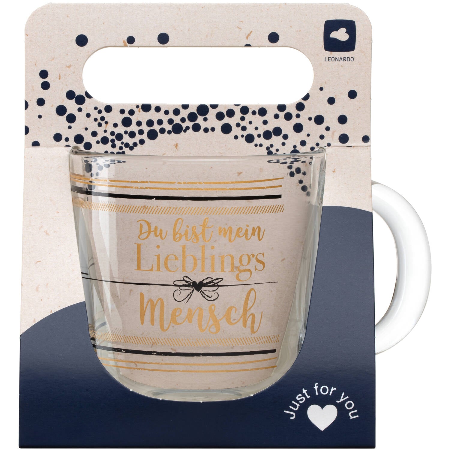 Tasse EMOZIONE 400 ml 'Du bist mein Lieblingsmensch'