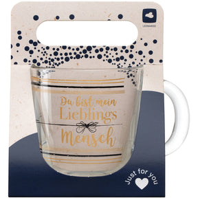 Tasse EMOZIONE 400 ml 'Du bist mein Lieblingsmensch'