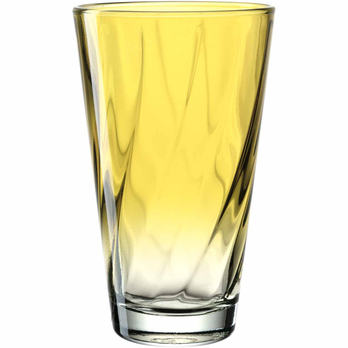 Trinkglas 300ml gelb TWIST 4er-Set