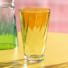 Trinkglas TWIST 300 ml gelb  4er-Set
