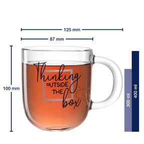 Tasse UFFICIO 400 ml 'Thinking outside the box'