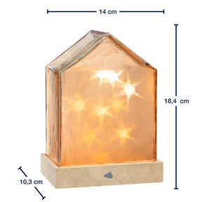 LED Haus 18 cm amber MAGICO
