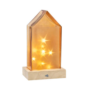 LED Haus 19 cm amber MAGICO