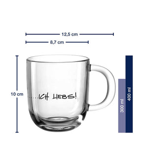 Tasse EMOZIONE 400 ml ‚…ich liebs!‘