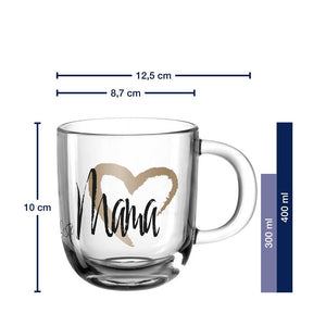 Tasse EMOZIONE 400 ml ‚Beste Mama‘