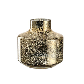 Vase 22 cm gold gesprenkelt MILANO