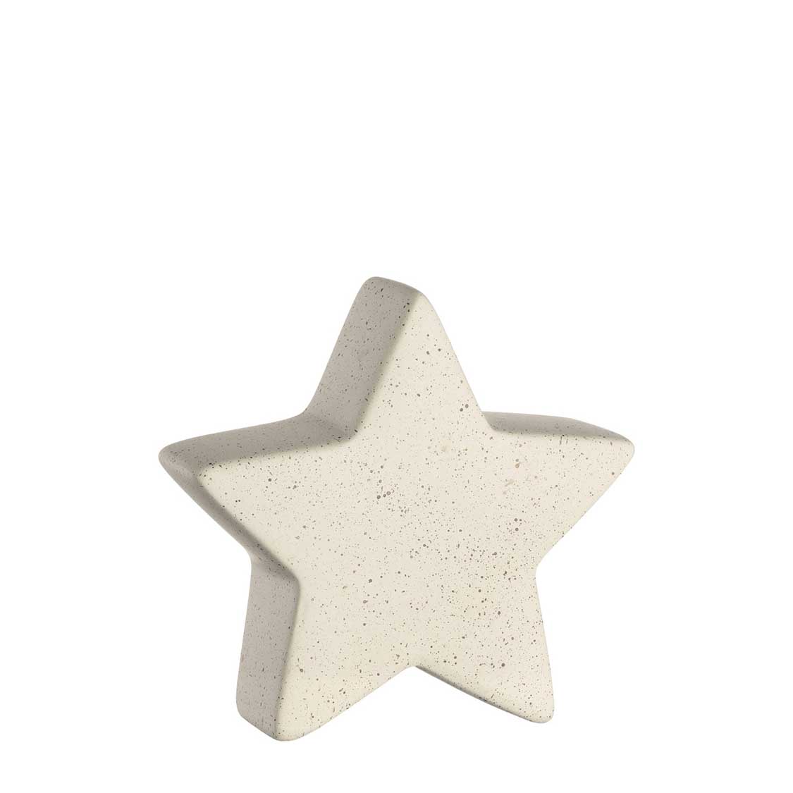 Keramikstern 9 cm creme MAGICO
