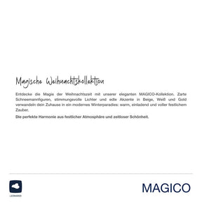 Keramikstern 9 cm creme MAGICO