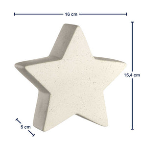 Keramikstern 15 cm creme MAGICO
