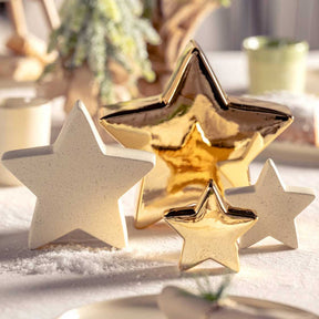 Keramikstern 15 cm creme MAGICO