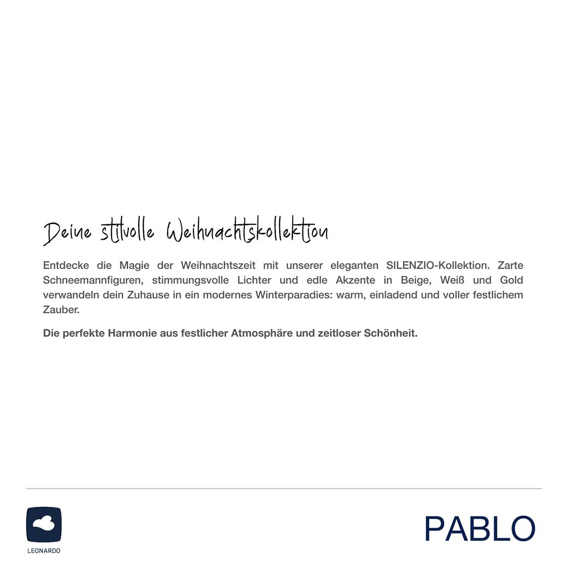 Schneemann PABLO 12cm