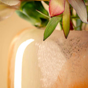 Vase CIPRIA DUE 11 cm orange/creme