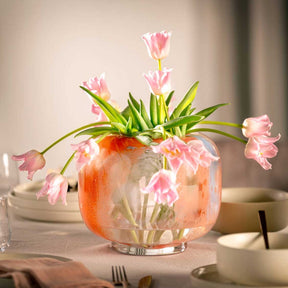 Vase CIPRIA DUE 20 cm orange/blau