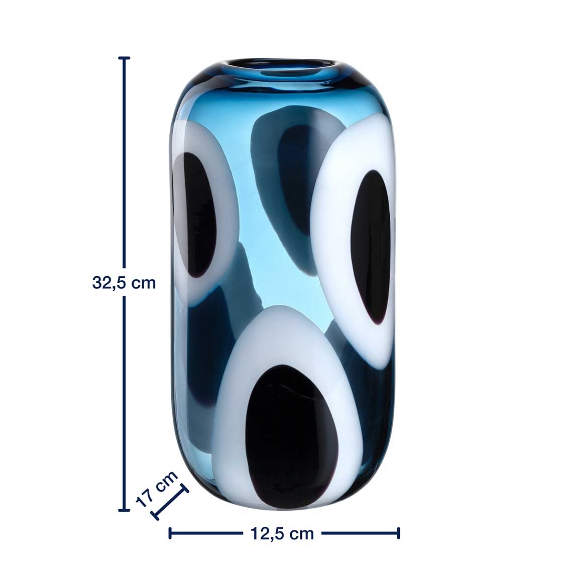 Vase OCCHI BLU 33 cm