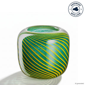 Vase FILO COLORI 10 cm grün