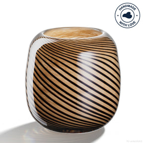 Vase FILO COLORI 16 cm braun