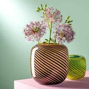 Vase FILO COLORI 16 cm braun