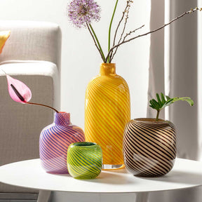 Vase FILO COLORI 32 cm gelb