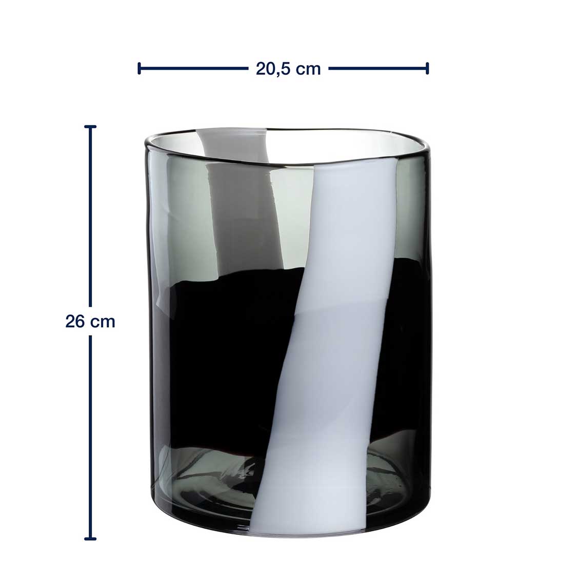 Vase BANDA NERA 26 cm – LEONARDO