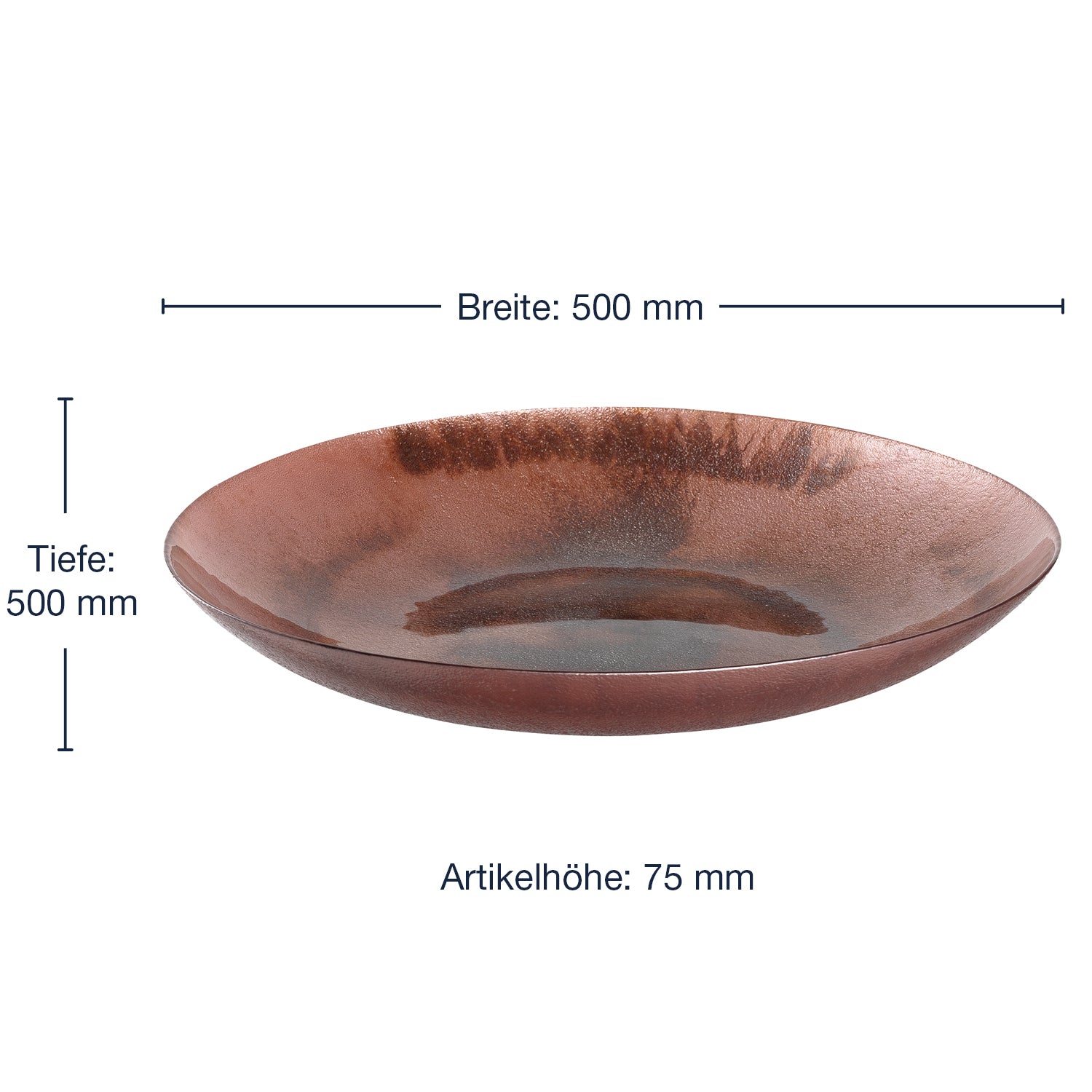 Schale POESIA 50 cm rosé – LEONARDO