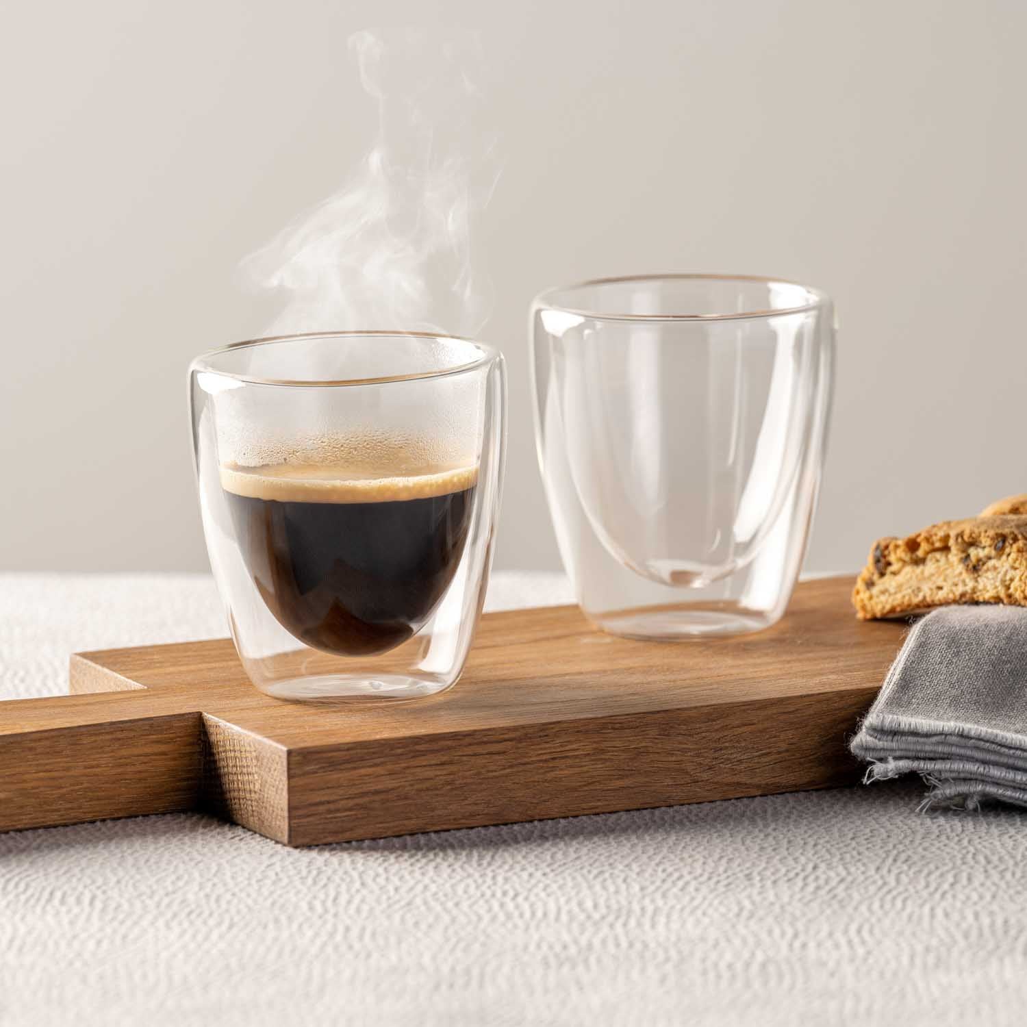 Doppelwandbecher Espresso DUO 100 ml 2er Set – LEONARDO