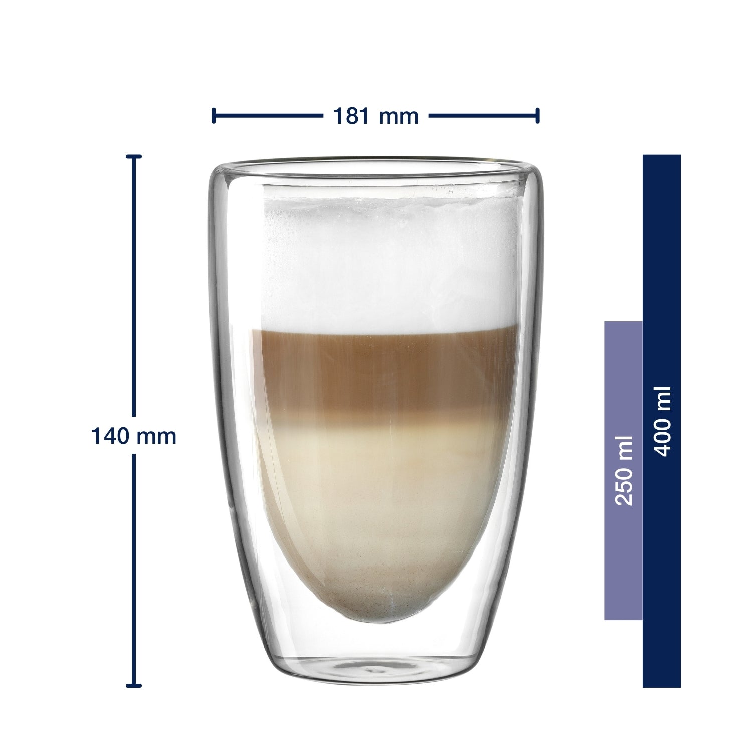 Doppelwandbecher DUO  400 ml 2er-Set