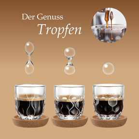 Espressoglas GOCCE 90ml 3. Variante 2er-Set