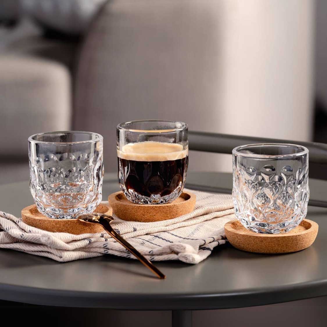 Espressoglas GOCCE 90ml 3. Variante 2er-Set