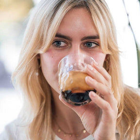 Kaffeeglas GOCCE 220ml 1. Variante 2er-Set