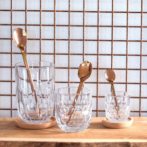 Kaffeeglas GOCCE 220ml 1. Variante 2er-Set