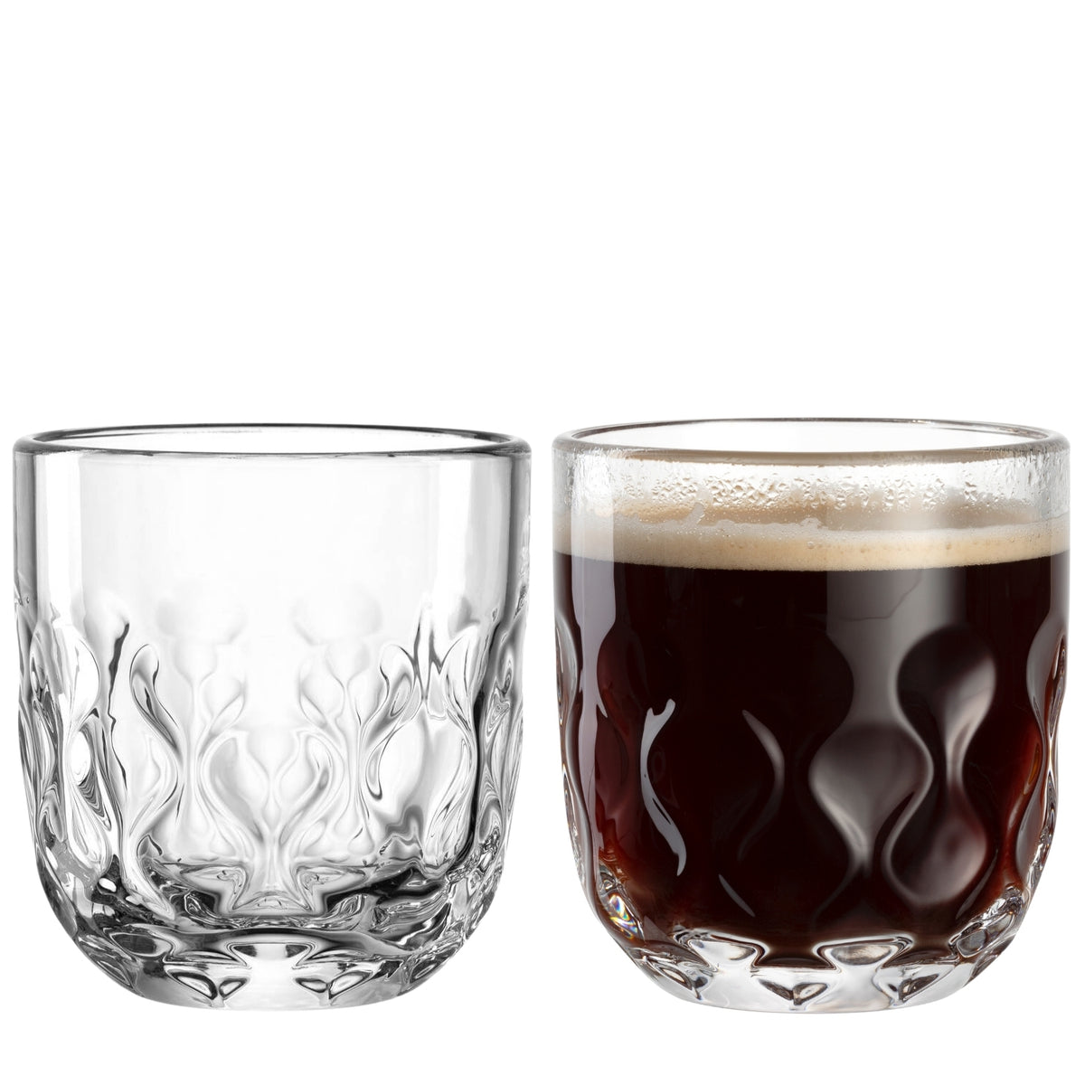 Kaffeeglas GOCCE 220ml 2. Variante 2er-Set