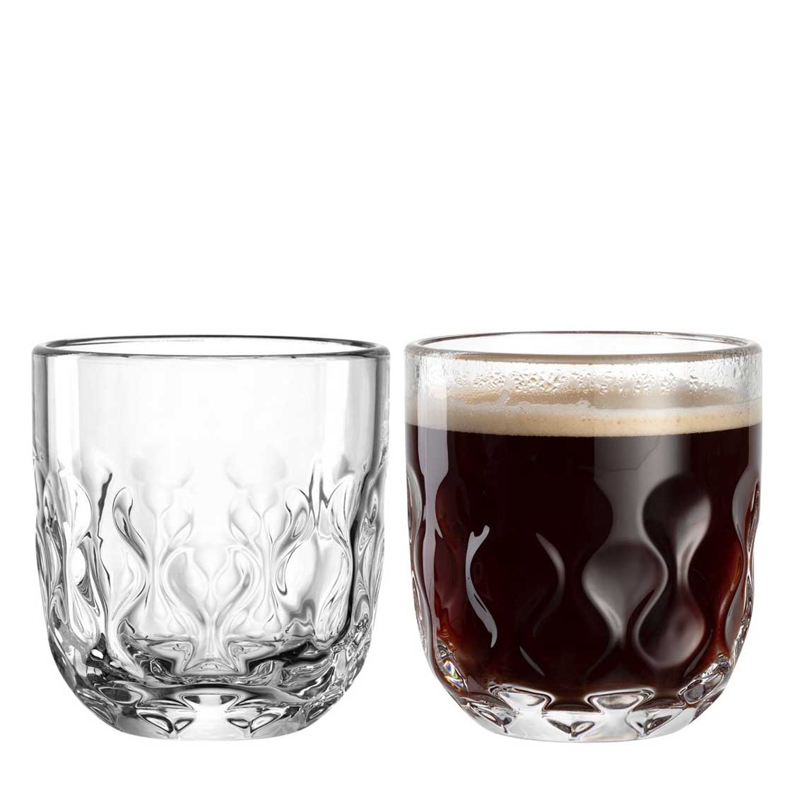 Kaffeeglas GOCCE 220ml 2. Variante 2er-Set