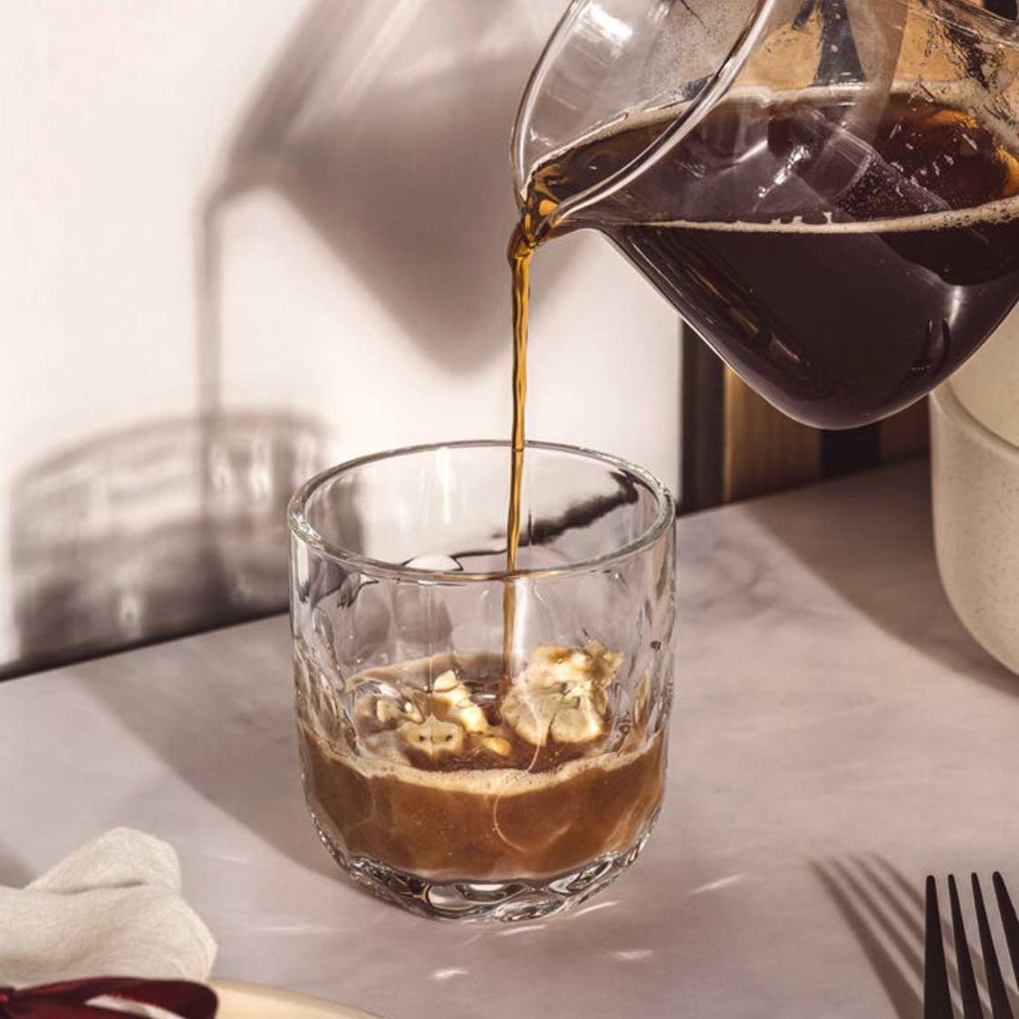 Kaffeeglas GOCCE 220ml 2. Variante 2er-Set