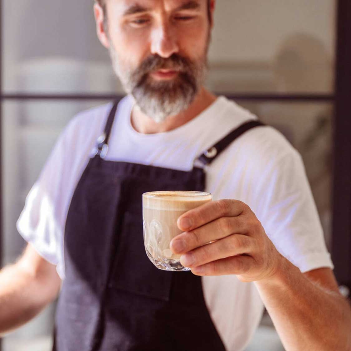 Kaffeeglas GOCCE 220ml 3. Variante 2er-Set