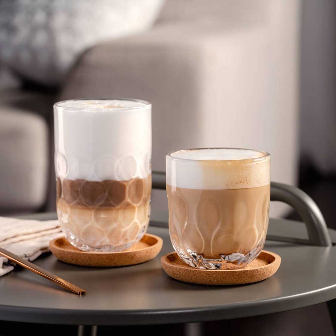 Kaffeeglas GOCCE 220ml 3. Variante 2er-Set – LEONARDO