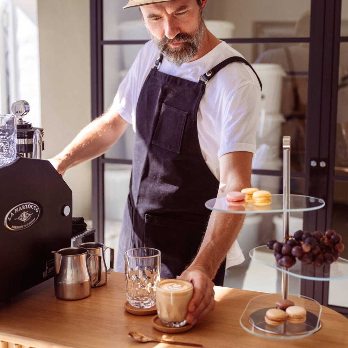 Latte Macchiato Glas GOCCE 380ml 1. Variante 2er-Set