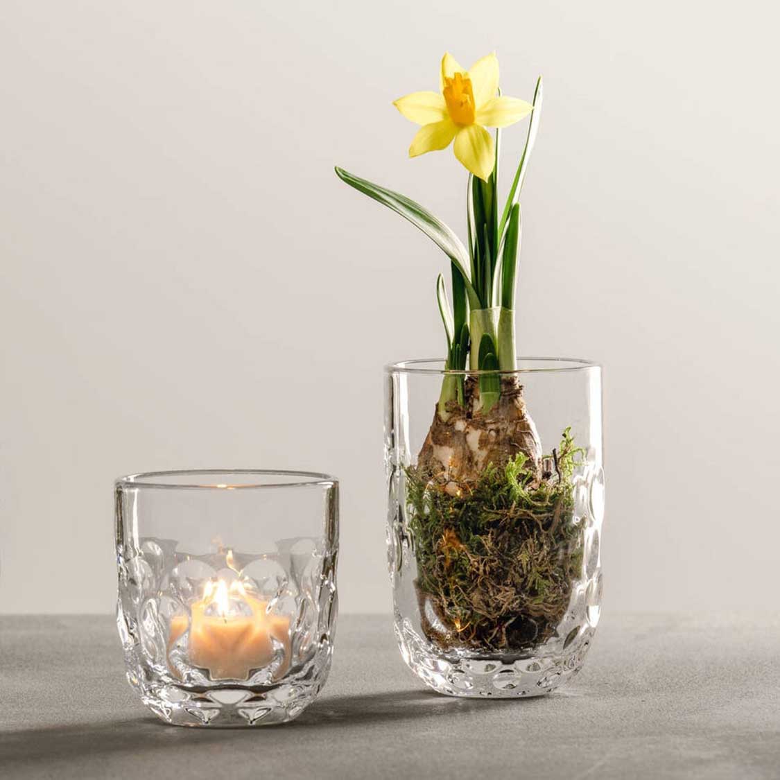 Latte Macchiato Glas GOCCE 380ml 1. Variante 2er-Set