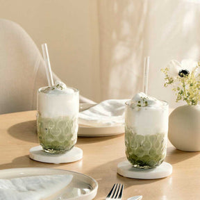 Latte Macchiato Glas GOCCE 380ml 2. Variante 2er-Set