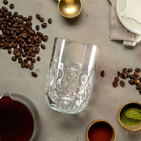 Latte Macchiato Glas GOCCE 380ml 2. Variante 2er-Set