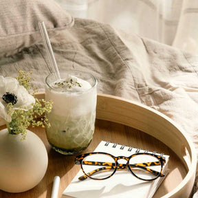 Latte Macchiato Glas GOCCE 380ml 2. Variante 2er-Set