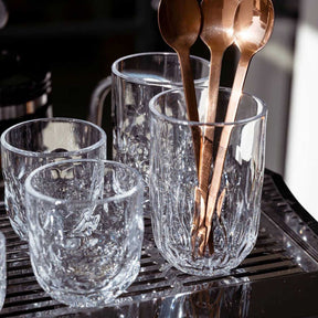 Latte Macchiato Glas GOCCE 380ml 3. Variante 2er-Set