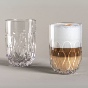 Latte Macchiato Glas GOCCE 380ml 3. Variante 2er-Set