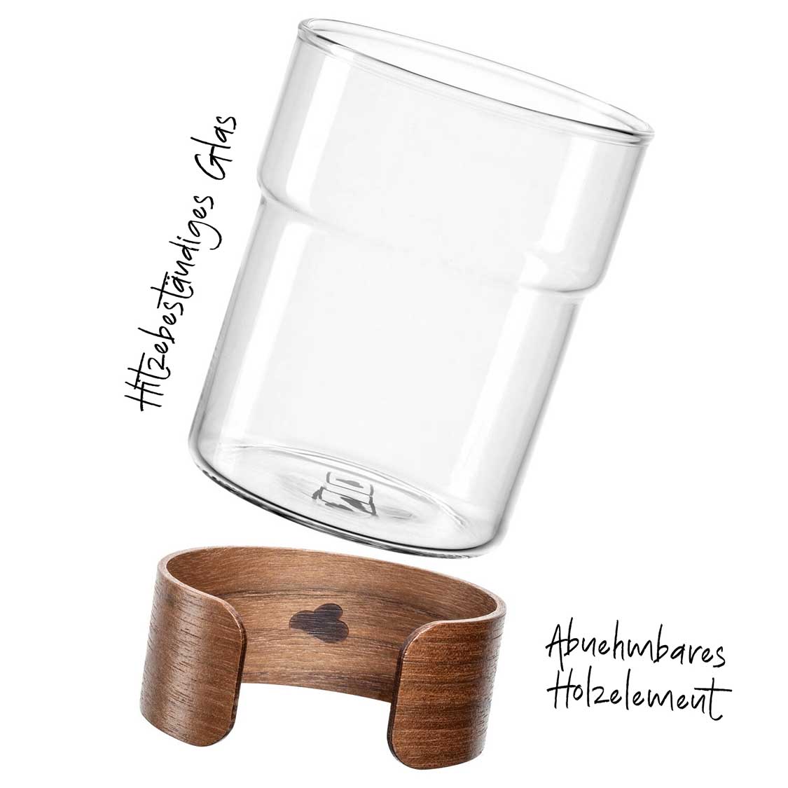 Becher NOVO LEGNO 320 ml 2er Set