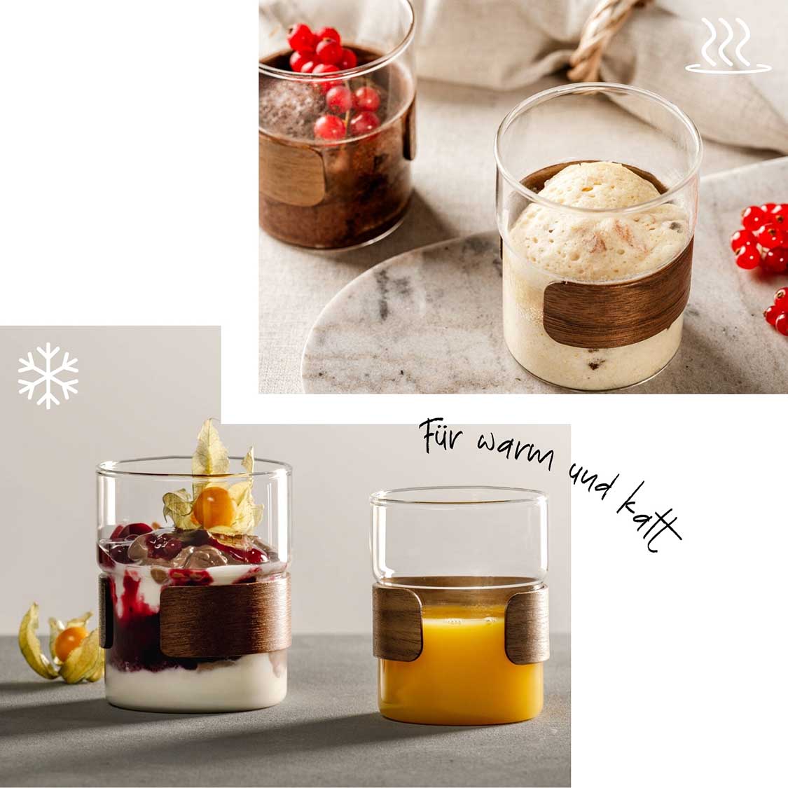 Becher NOVO LEGNO 430 ml 2er Set