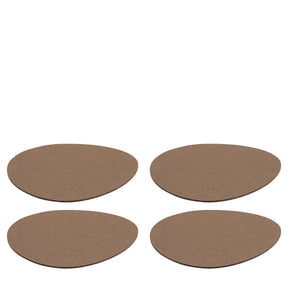 Untersetzer GOCCE braun/beige  4er-Set